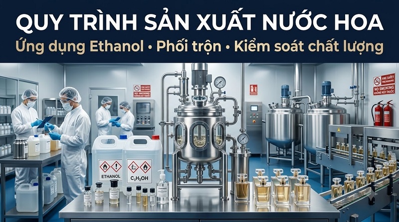 Ethanol Trong Sản Xuất Nước Hoa: Vai Trò, Tiêu Chuẩn Và Cách Lựa Chọn Nguyên Liệu
